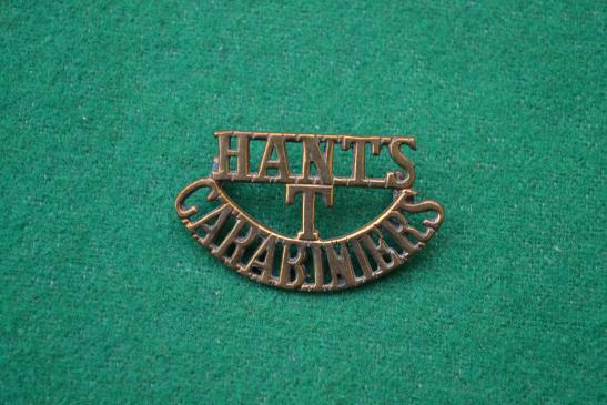 Hants Carabiniers Territorials.