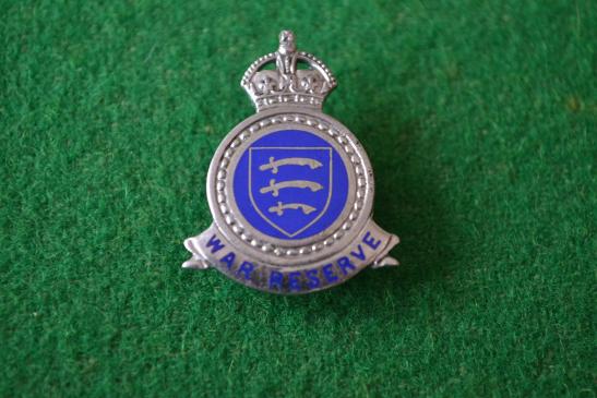 Essex Constabulary War Reaerve.