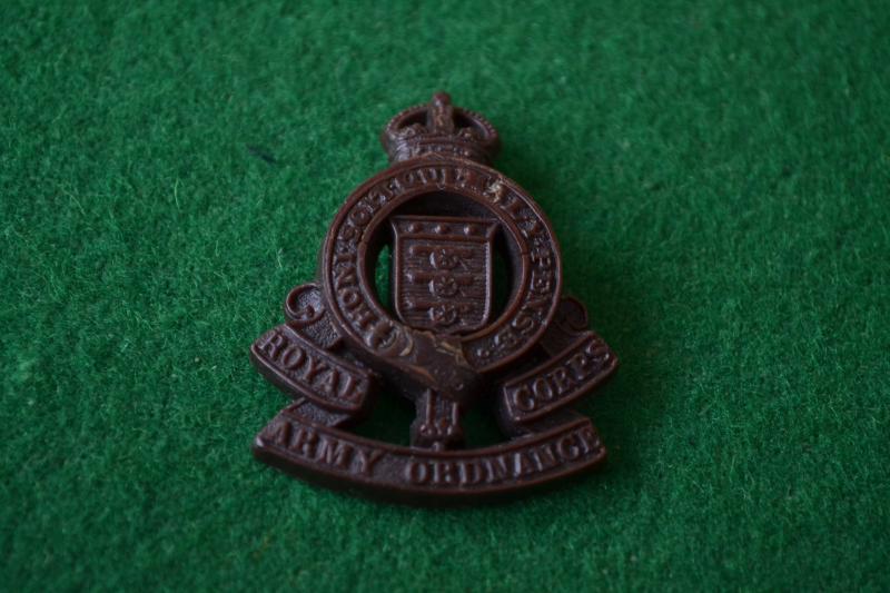 R.A.O.C.Cap Badge.