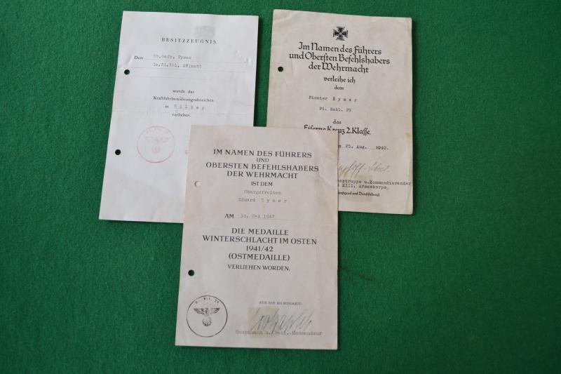 Group of Army Documents.