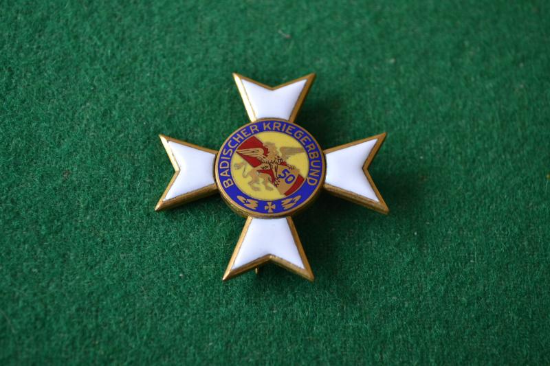 Badischer Krieger bund Badge.