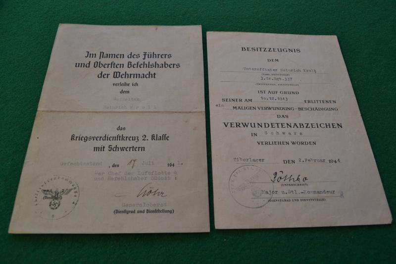 Two Award Documents.