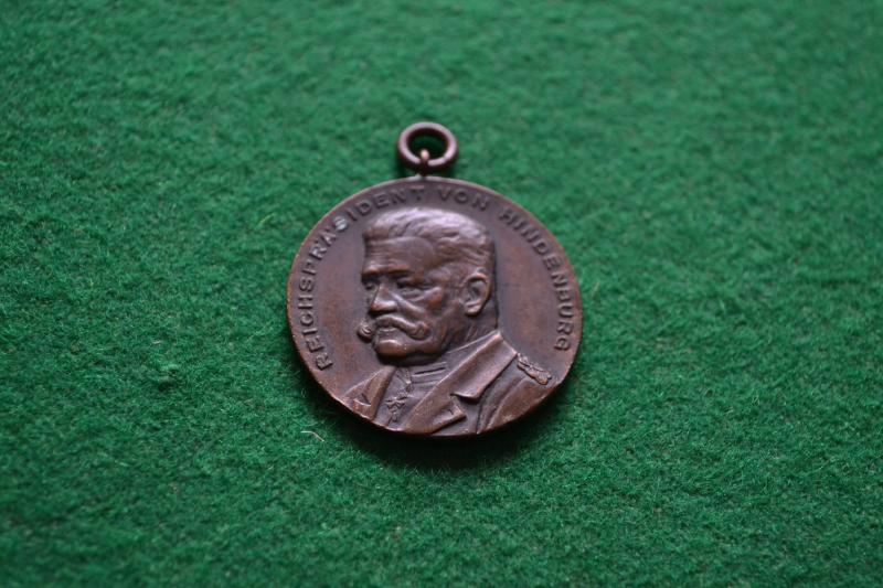 Hindenburg Medallion.