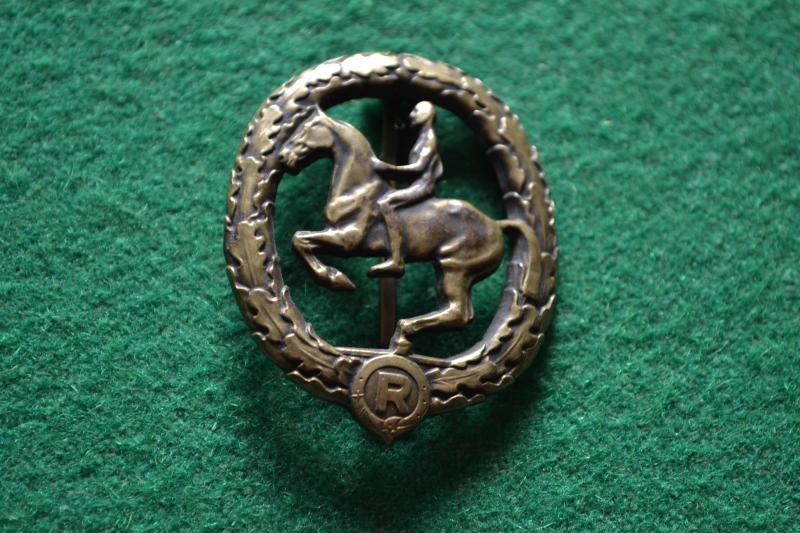 Horse Riders Badge.