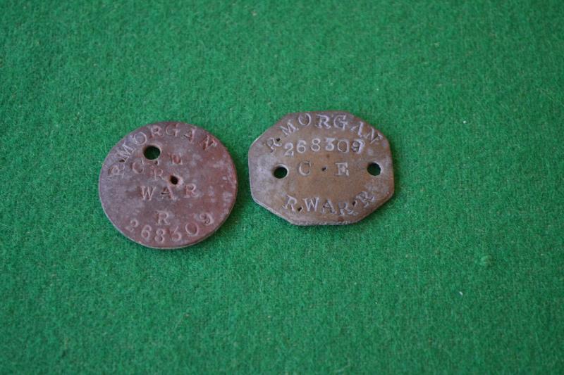 WW1 British ID Tags.