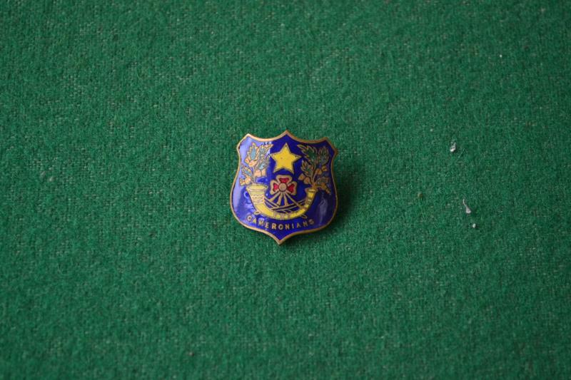Cameronians Badge.