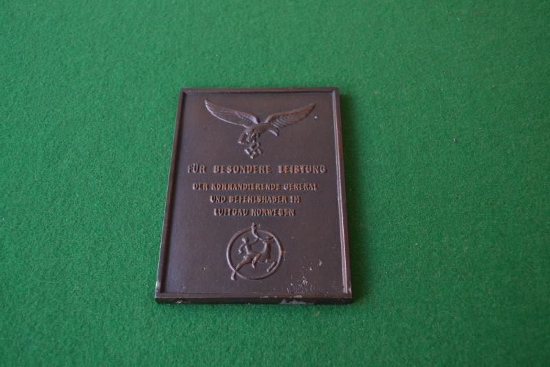 Luftwaffe Honour Plaque.