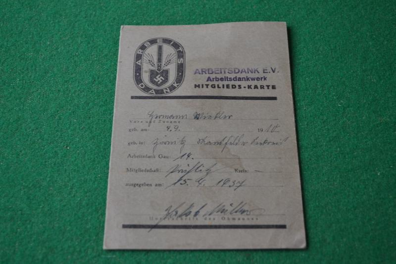 RAD Membership Card.