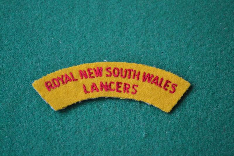 Royal NSW Lancers.