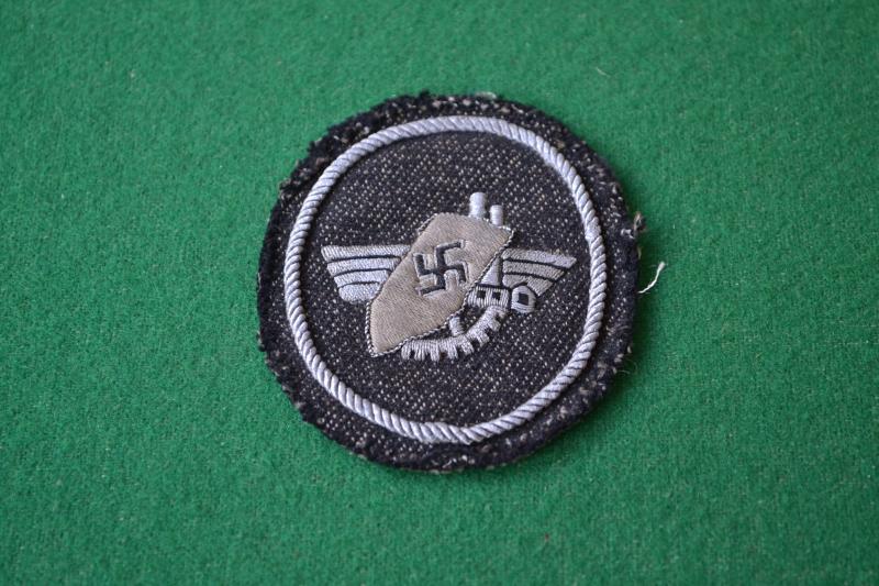 Werkschutz Sleeve Badge.